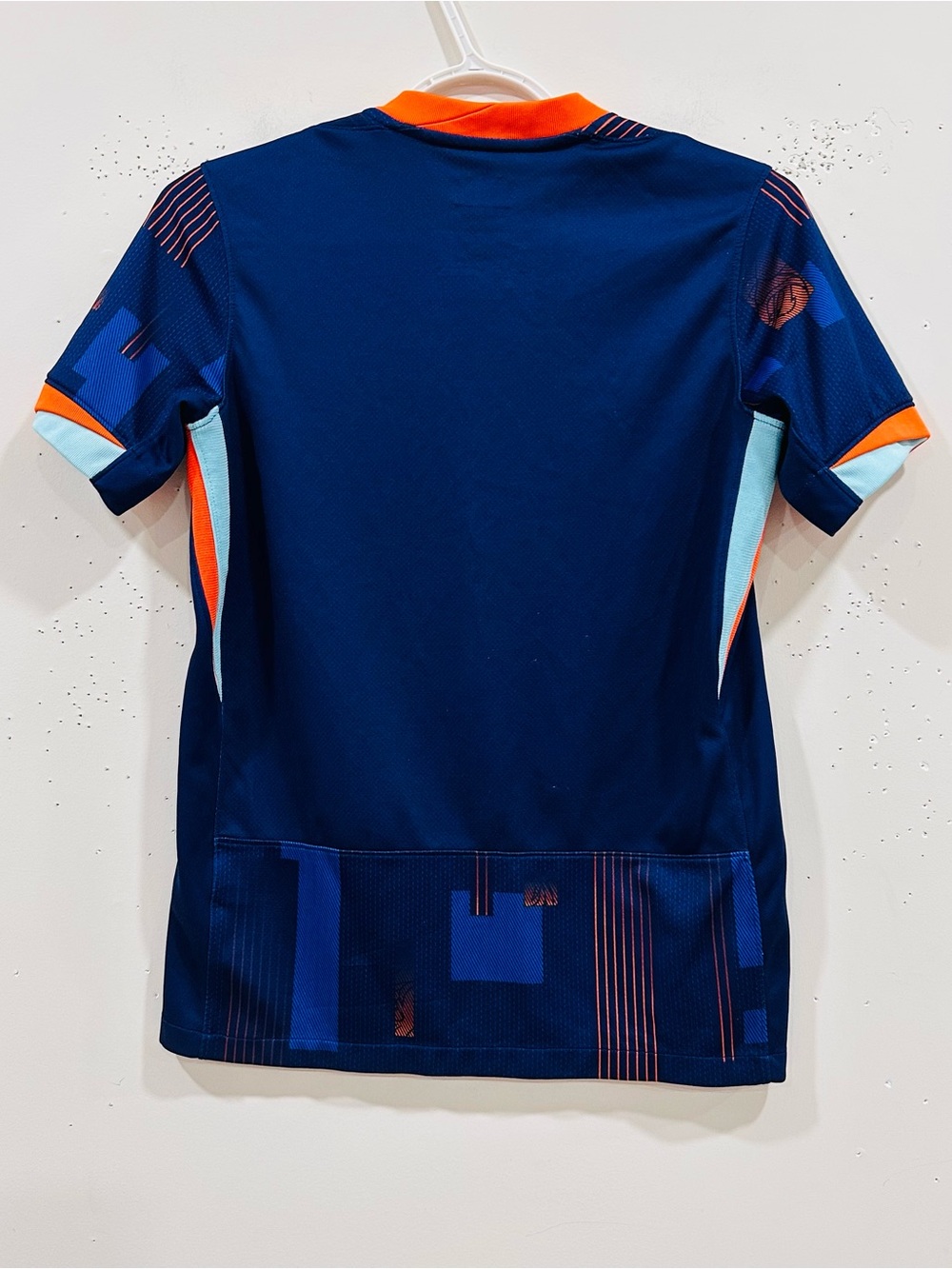 Nike Netherlands 2024 Away Soccer Jersey Youth Large L Euro Dutch Shirt Blue - Picture 2 of 7
